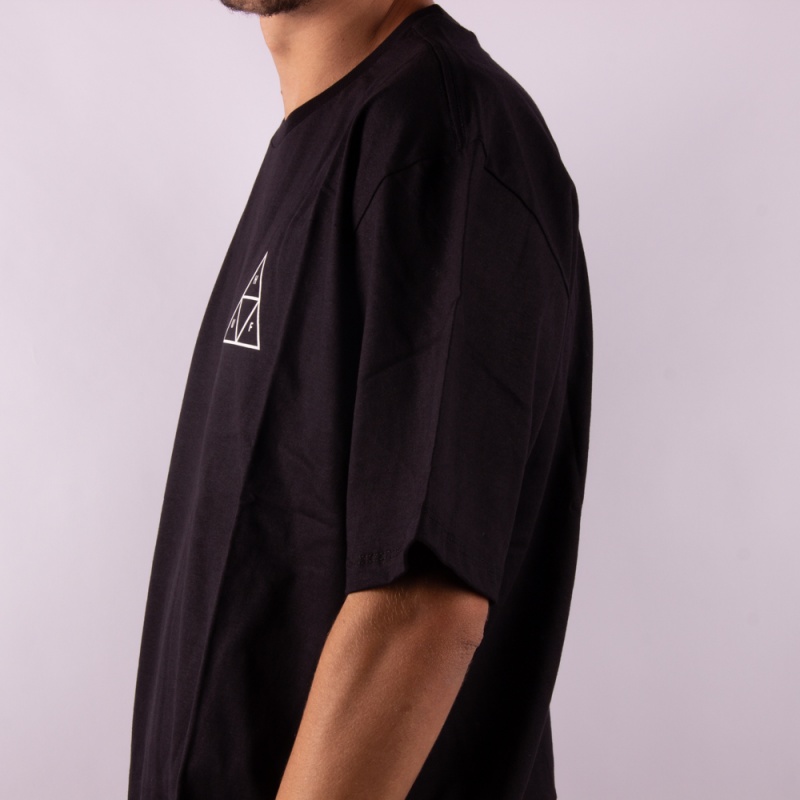 Camiseta Huf Essentials TT Large Preto